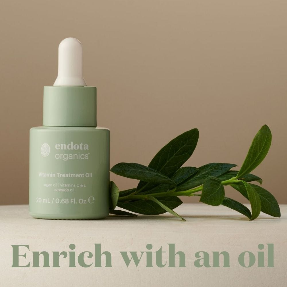 Enrich with an oil