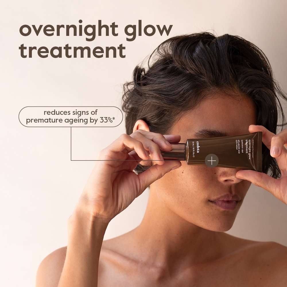 Overnight Glow Treatment reduces signs of premature ageing by 33%*