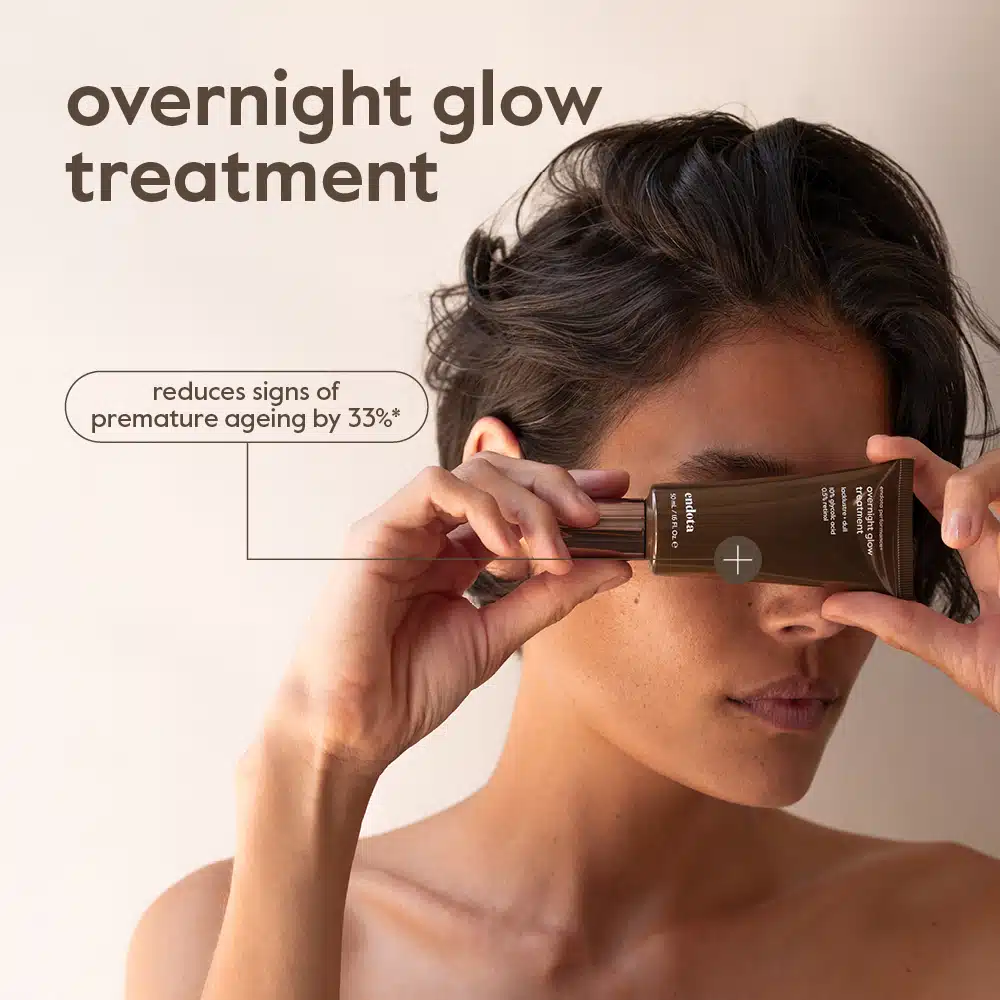 Overnight Glow Treatment reduces signs of premature ageing by 33%*